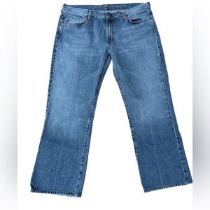 7 For All Mankind Relaxed Fit Bootcut Blue Jeans 38